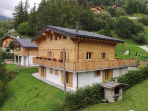  Luxury Chalet with Jacuzzi in La Tzoumaz  Ла Тзума